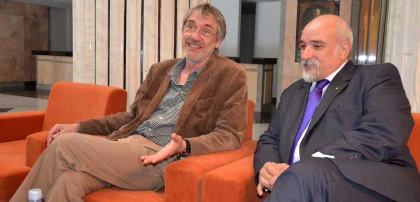 Marcel Iureş, alături de Răducu Filipescu, preşedintele CJ Călăraşi Foto:Facebook