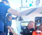 Pasagerii navei eșuate pe Dunăre au fost evacuați FOTO Facebook / Poliția Bulgară