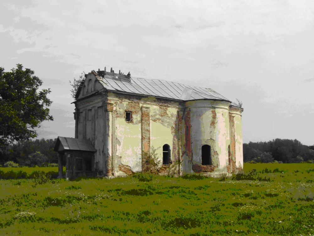 Biserica blestemată de la Ivăneşti FOTO Facebook/DJC Ialomiţa