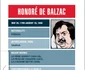 Fişa biografică a lui Honore de Balzac din „Viaţa secretă a unor mari autori” de Robert Schnakenberg