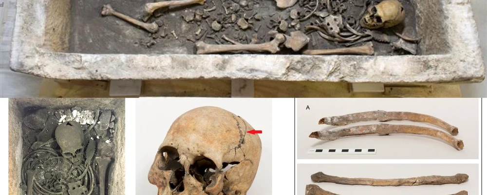 Scheletul descoperit într-un sarcofag roman la Westminster Abbey