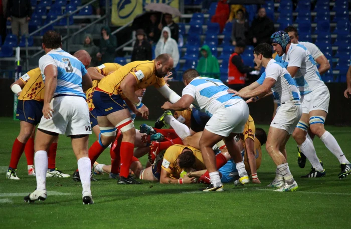 În 2015, pe „Arcul de Triumf”, România a învins cu 23-0 pe Argentina Jaguars, echipa secundă a ArgentineiFoto: Marian Burlacu