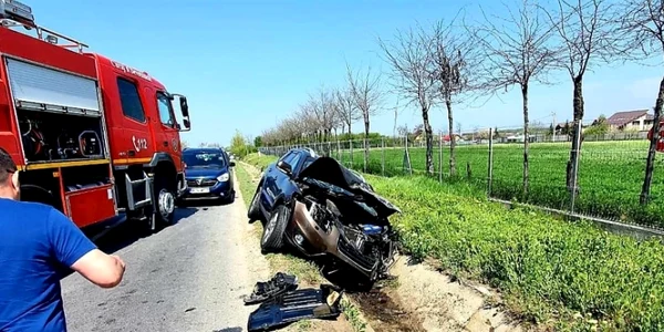slobozia accident cu 3 raniti pe dn2 foto ipj ialomita