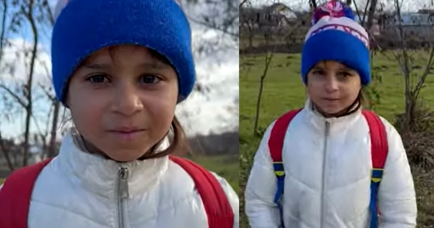 Daria, fetița săracă ce a înduioșat internetul / foto: colaj captură video