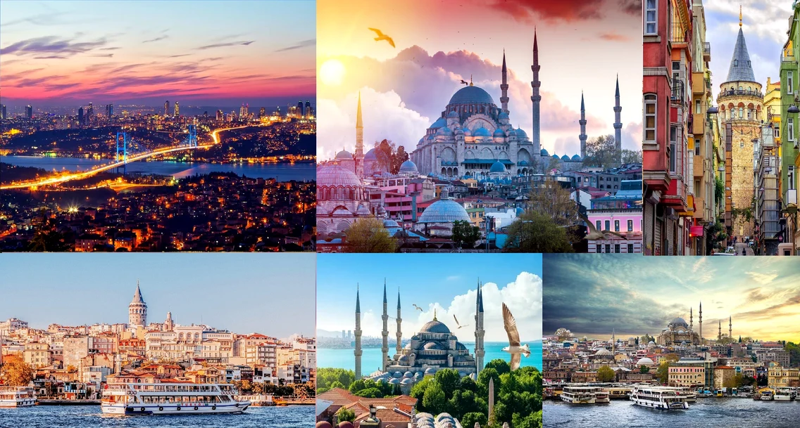 Istanbul Turcia Colaj