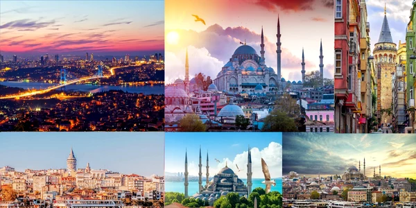 Istanbul Turcia Colaj