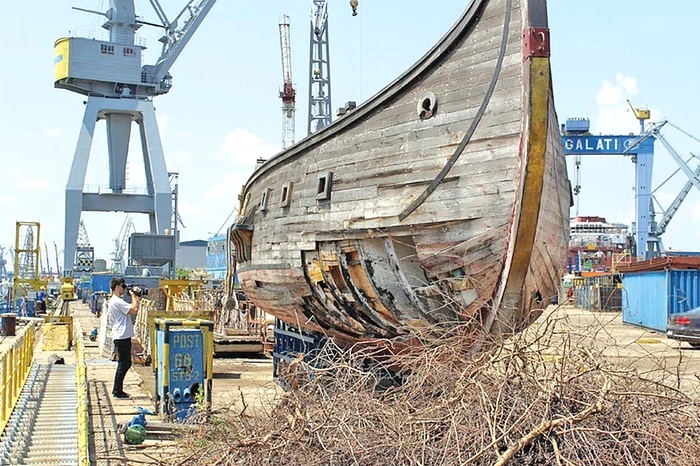 Nava a ajuns o epavă în ultimii ani