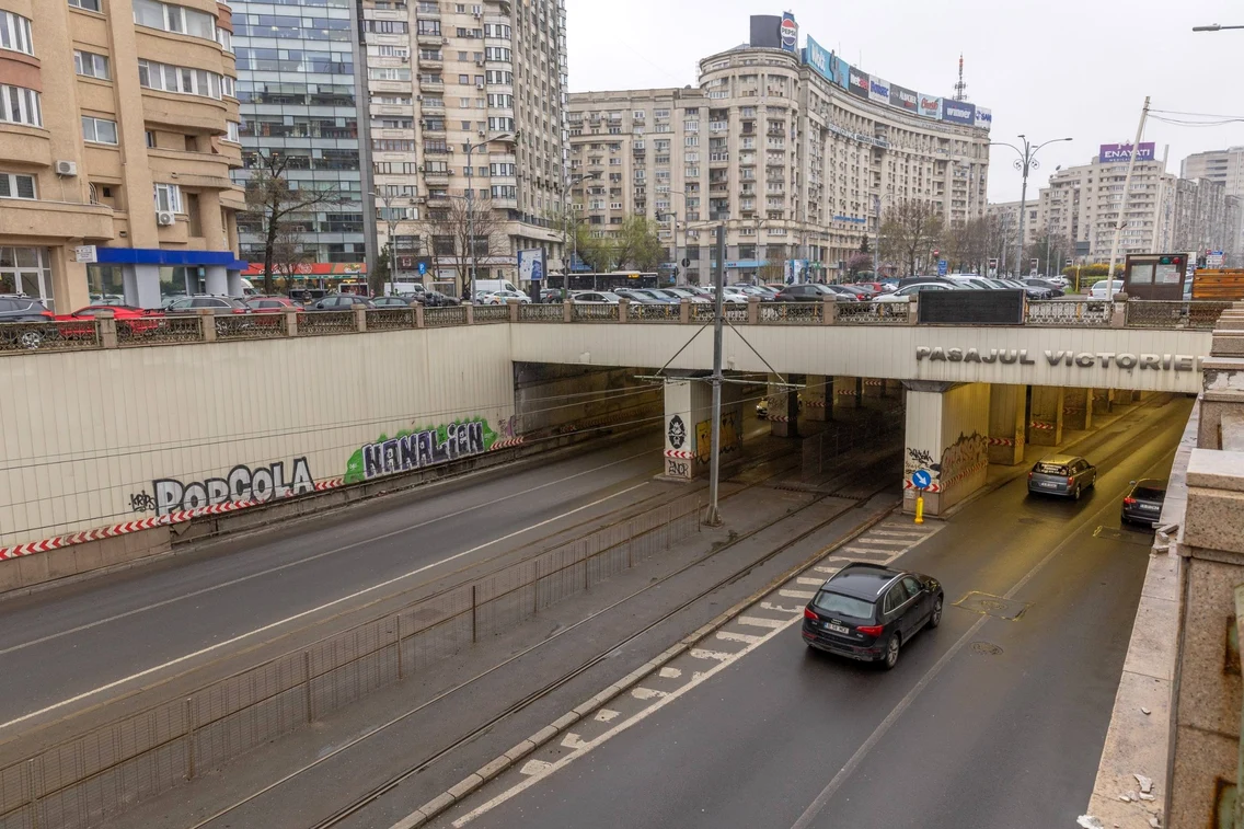 Pasajul Victoriei intră în reabilitare după ani de degradare FOTO: Facebook/ Primăria Municipiului București