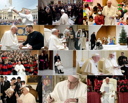 Papa Francisc în imagini Colaj Vatican News / DMS