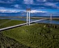 Podul suspendat peste Dunăre, de la Brăila FOTO: Radu Aramă 