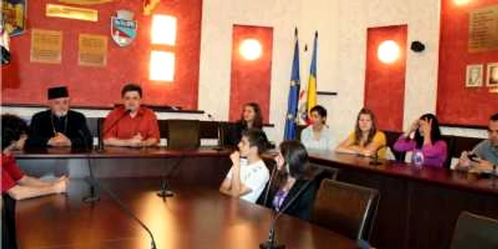 Manifestarea a avut loc la primărie