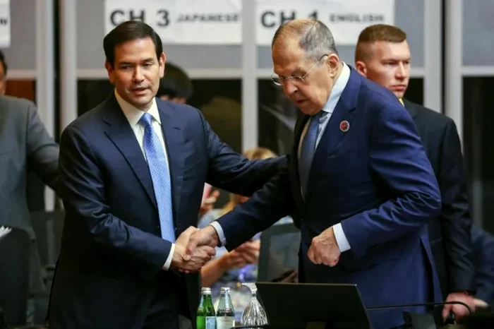 Secretarul de Stat Marco Rubio și ministrul rus de externe, Serghei Lavrov/FOTO:X