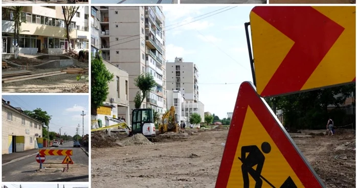Se lucrează în mai multe cartiere din oraş FOTO Facebook/PMC