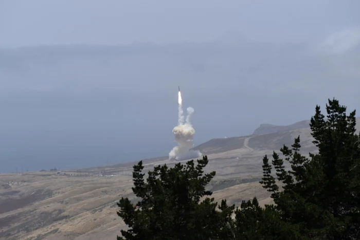 Interceptorul a fost lansat de la Baza Aeriană Vandenberg, din California Foto: EPA