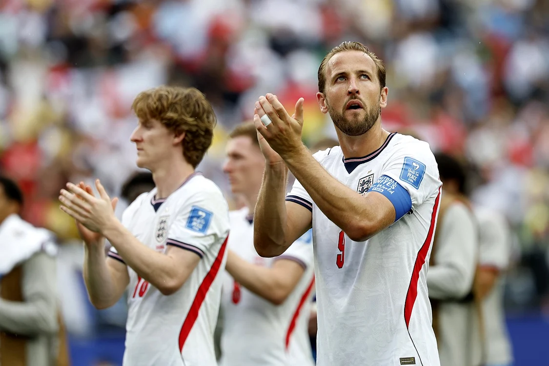 Harry Kane le-a mulțumit suporterilor la finalul meciului cu Ghana (Foto: EPAImages)