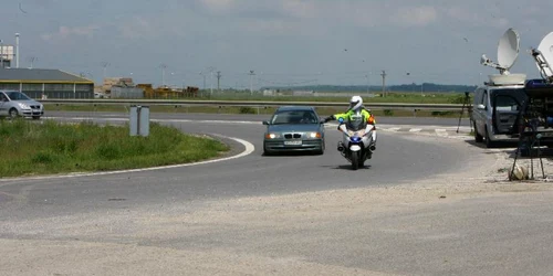 Vitezomanul a fost oprit şi sancţionat de rutierişti foto: arhivă