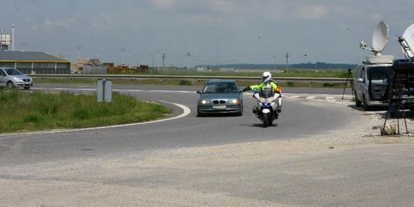 Vitezomanul a fost oprit şi sancţionat de rutierişti foto: arhivă