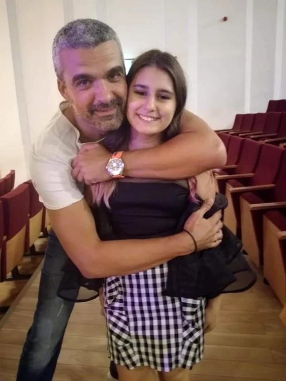 Briana alături de Aurelian Temișan FOTO arhiva personală