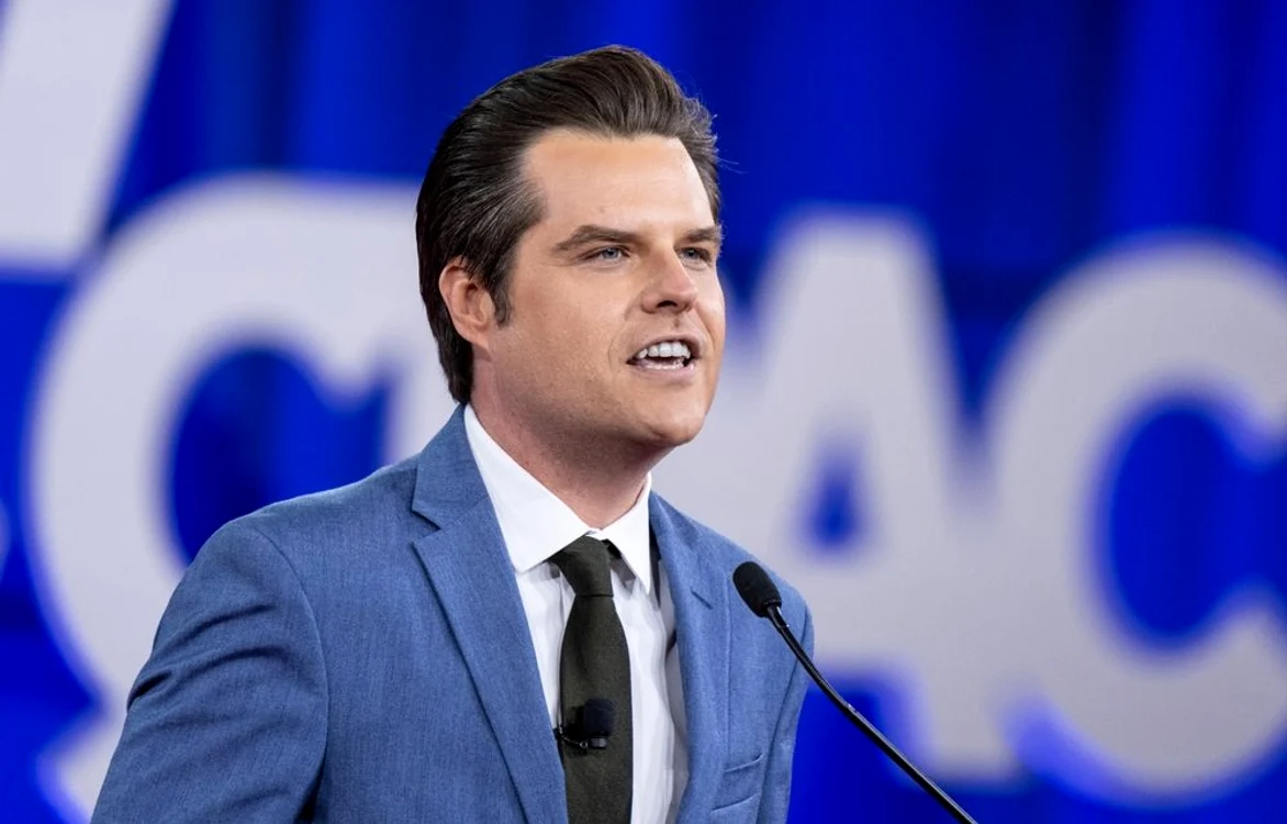 Matt Gaetz,  suspectat că ar fi fost implicat în traficarea sexuală a unei minore/ FOTO:X