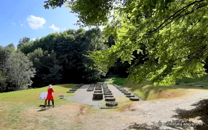 Templu antic din Sarmizegetusa Regia. FOTO: Daniel Guţă. ADEVĂRUL.