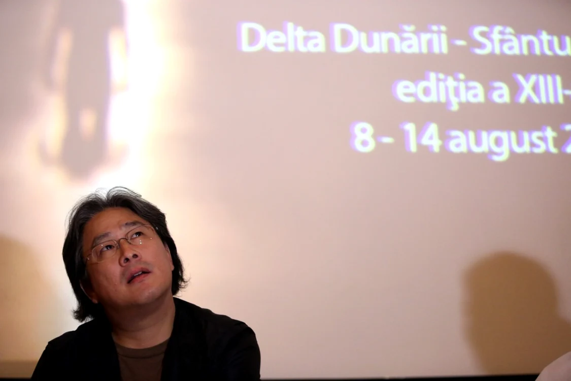 Regizorul sud-coreean Park Chan-wook, la Sf. Gheorghe                                           FOTO: Florin Ghioca