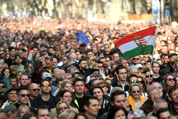 Miting al opoziției la Budapesta FOTO EPA-EFE