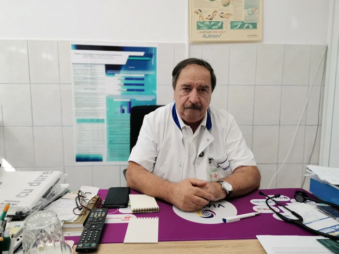 Dr. Renică Diaconescu, medic primar neurolog, șeful secției Neurologie -SJU Slatina FOTO: A. Mitran 