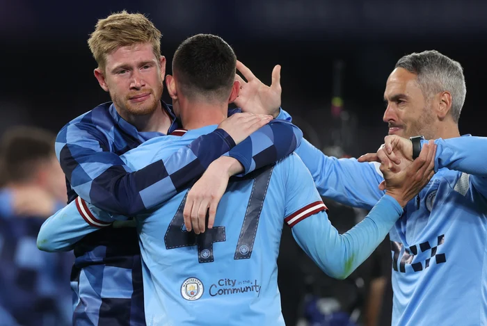 De Bruyne s-a accidentat în prima repriză / FOTO: EPA EFE