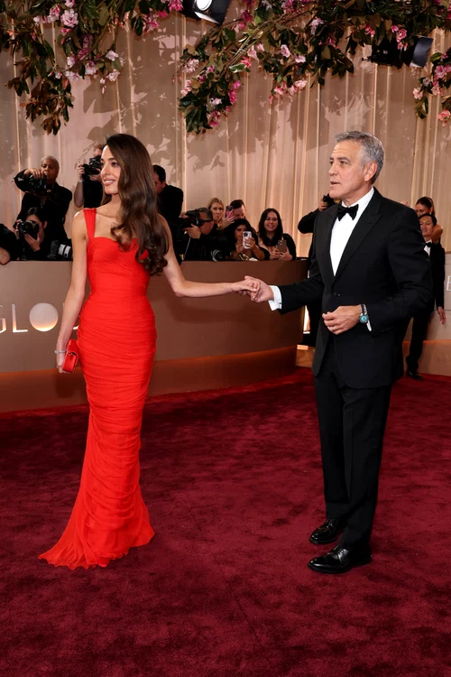 Amal și George Clooney la Globurile de Aur 2026, GettyImages (2) jpg