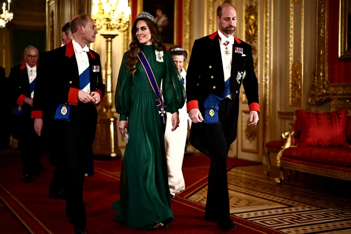 Kate și William la dineul de stat din 18 martie 2026 în cinstea cuplului prezidențial nigerian, Foto Profimedia (5) jpg