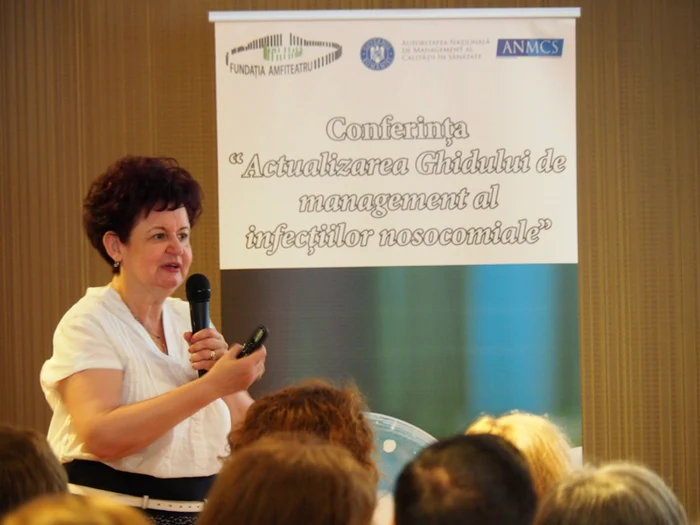 Doina Azoicăi, preşedintele Societăţii Române de Epidemiologie. FOTO: anmcs.gov.ro