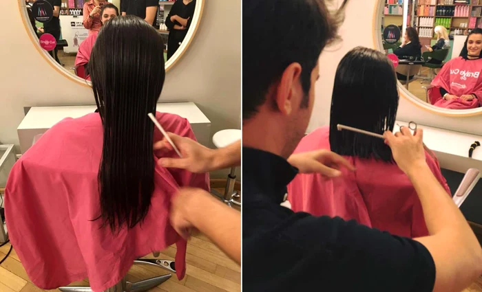 Alexia a acceptat să se tundă pentru a ajuta femeile cu cancer