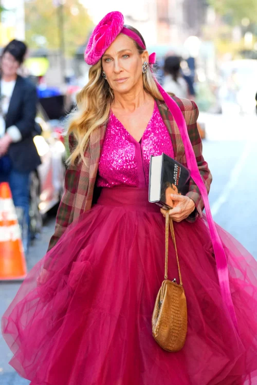 Sarah Jessica Parker are la ea pe platourile de filmare cartea ,,Patriot" FOTO XNY/Star Max