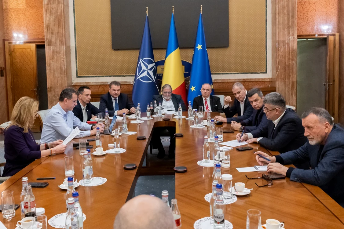 Coaliția pentru formarea noului guvern înainte de a se sparge FOTO: Guvern
