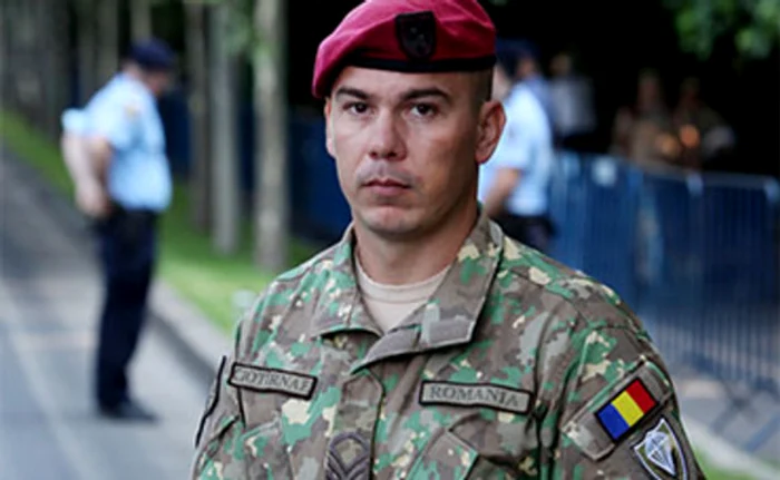 
    Plutonierul adjutant Vasile Drăghici, de la Batalionul 2 infanterie Călugărenifoto: Sever Gheorghe / Click!  