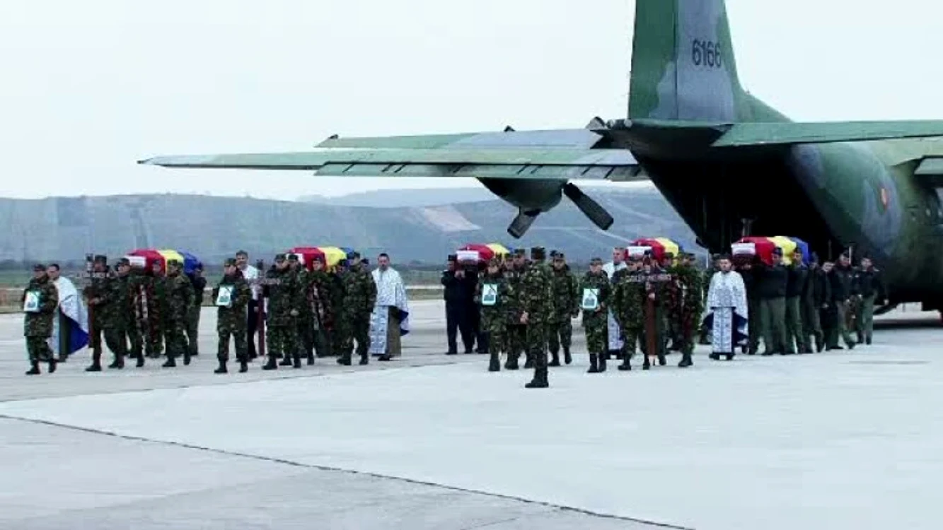 8 militari au murit în urma tragediei aviatice din Dobrogrea Sursă foto: Știrile PRO TV