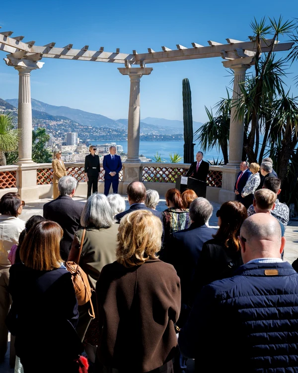 Charlene și Albert la redeschiderea grădinii exotice Monaco 6 jpg