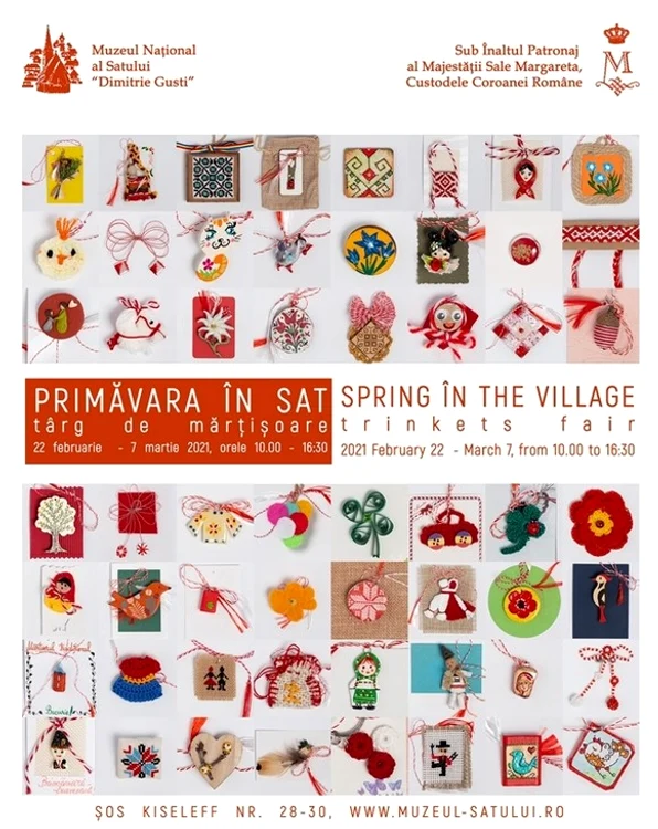 
    Astăzi, 22 februarie, s-a deschis Târgul Mărțișorului la Muzeul Satului   