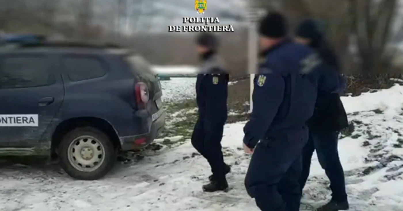 Bărbatul a fost reţinut FOTO Poliţia de Frontieră