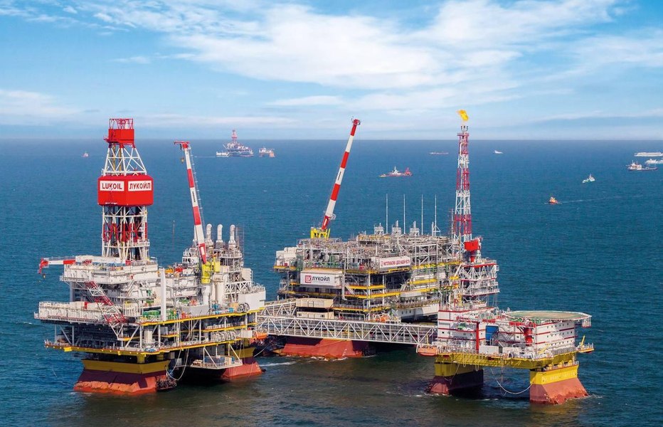 Dronele SBU au lovit platforma petrolieră Lukoil din Marea Caspică. Peste 20 de sonde au fost afectate