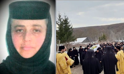 Maica Paisia şi slujba de înmormântare FOTO pr Rareş Bucur