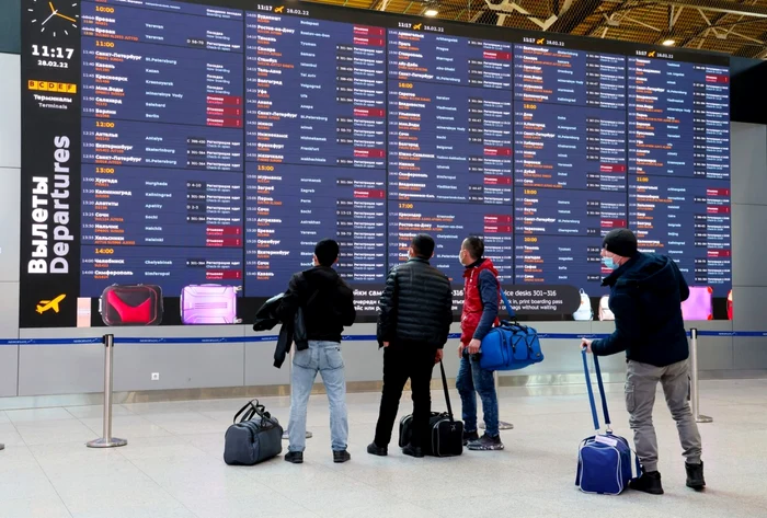 Printre cele mai multe căutări pe Google s-a numărat„cum să părăsești Rusia”. Foto: Arhivă