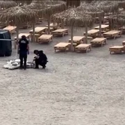 Alertă în Olimp: O posibilă dronă a fost găsită pe plajă. Obiectivul a fost detonat de geniști