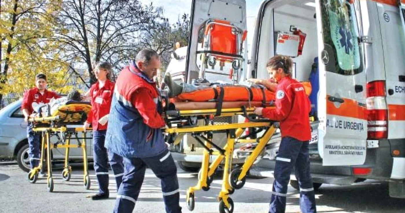 Copilul a fost dus la spital, starea acestuia fiind stabilă 