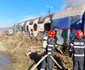Incendiu la vagoane părăsite în zona triajului dintre Gara de Nord și Gara Basarab foto ISU B If