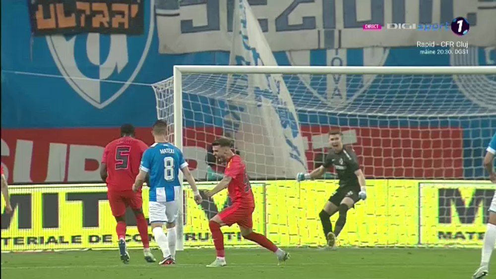 Univ. Craiova - FCSB 1-2. Final încins de partidă cu 2 penalty-uri acordate gazdelor. FCSB urcă pe poziția secundă în clasament