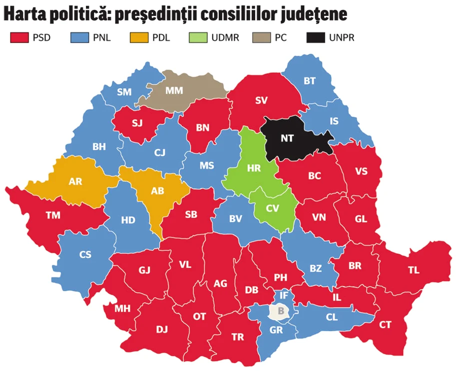 În câteva judeţe,  rezultatele  nu sunt finale