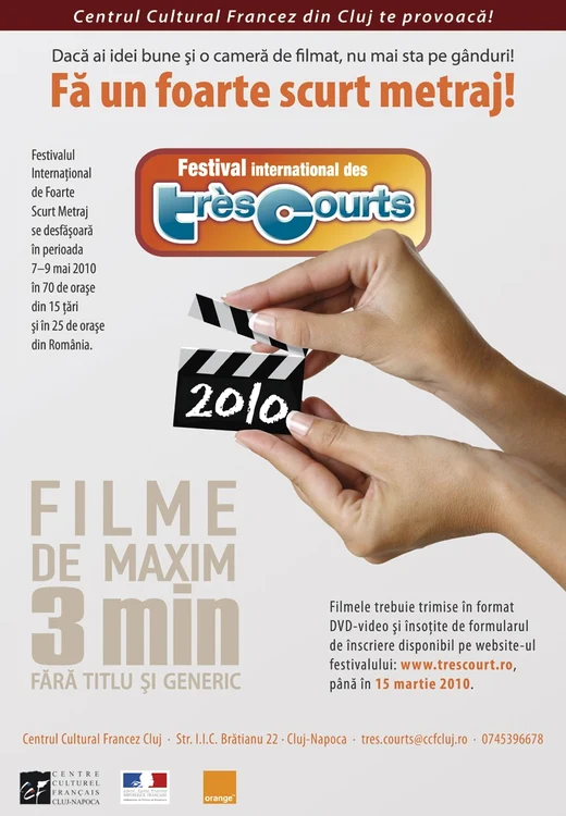 Afişul festivalului indică o singură restricţie care se referă la durata filmului