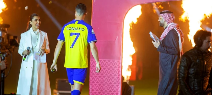 Ronaldo a fost prezentat de o femeie la Al Nassr. Foto Instagram
