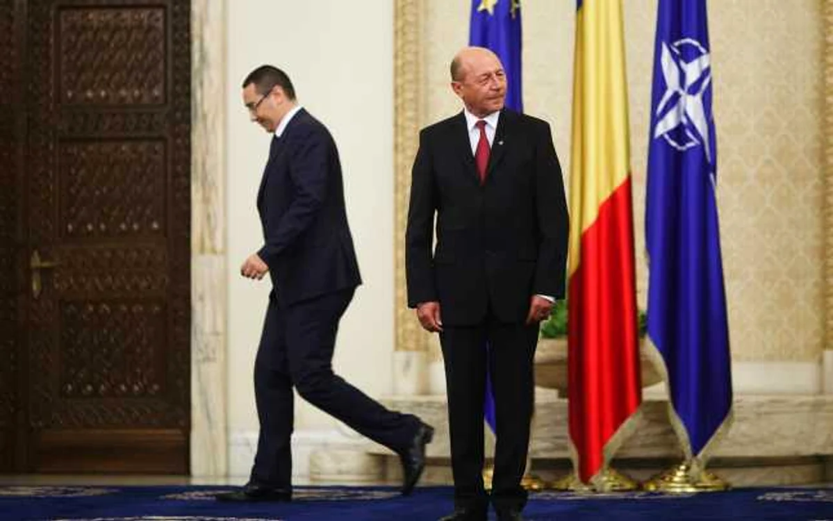 Traian Băsescu a afirmat că Victor Ponta „nu trebuie să fie preşedintele României“ FOTO Adevărul